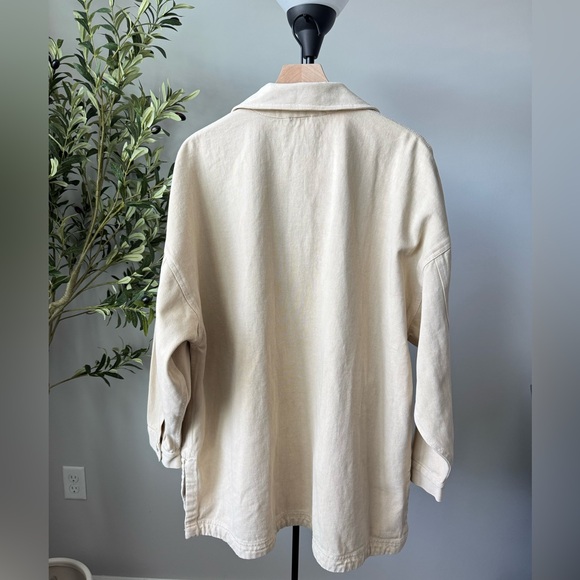 Free People We The Free Madison City Denim Jacket Oversized - Picture 6 of 8